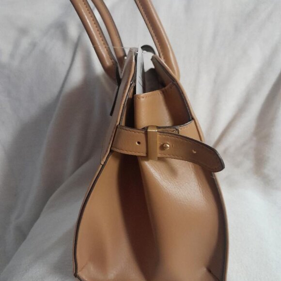 Time & Tru Maxwell Satchel, Mocha Splash - Picture 2 of 7